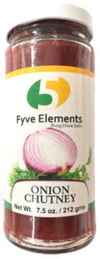 Fyve Elements Onion Chutney-Oz : 7.5 - www.foodworldmd.com