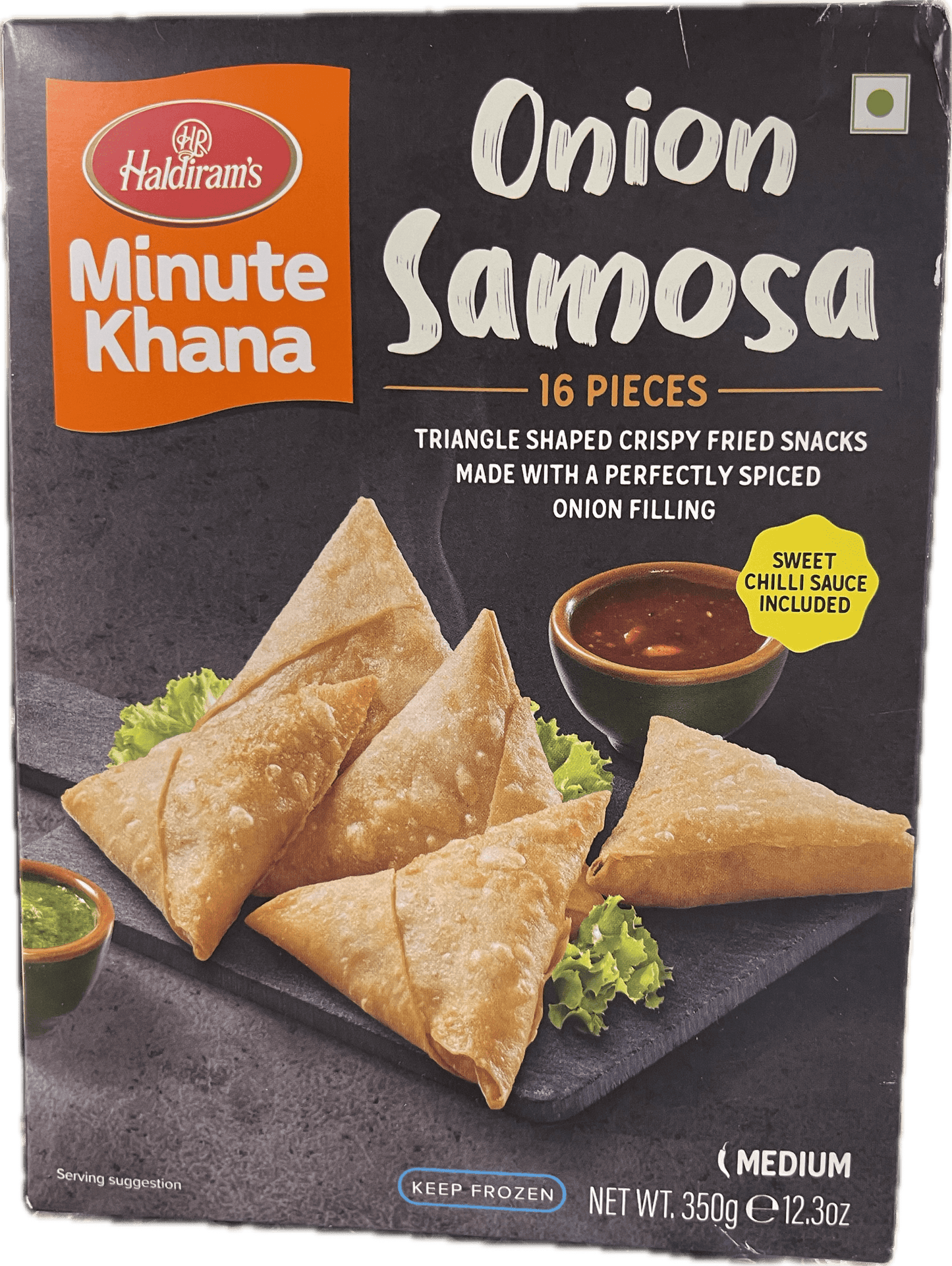 Haldirams Onion Samosa-Gms : 350 - www.foodworldmd.com