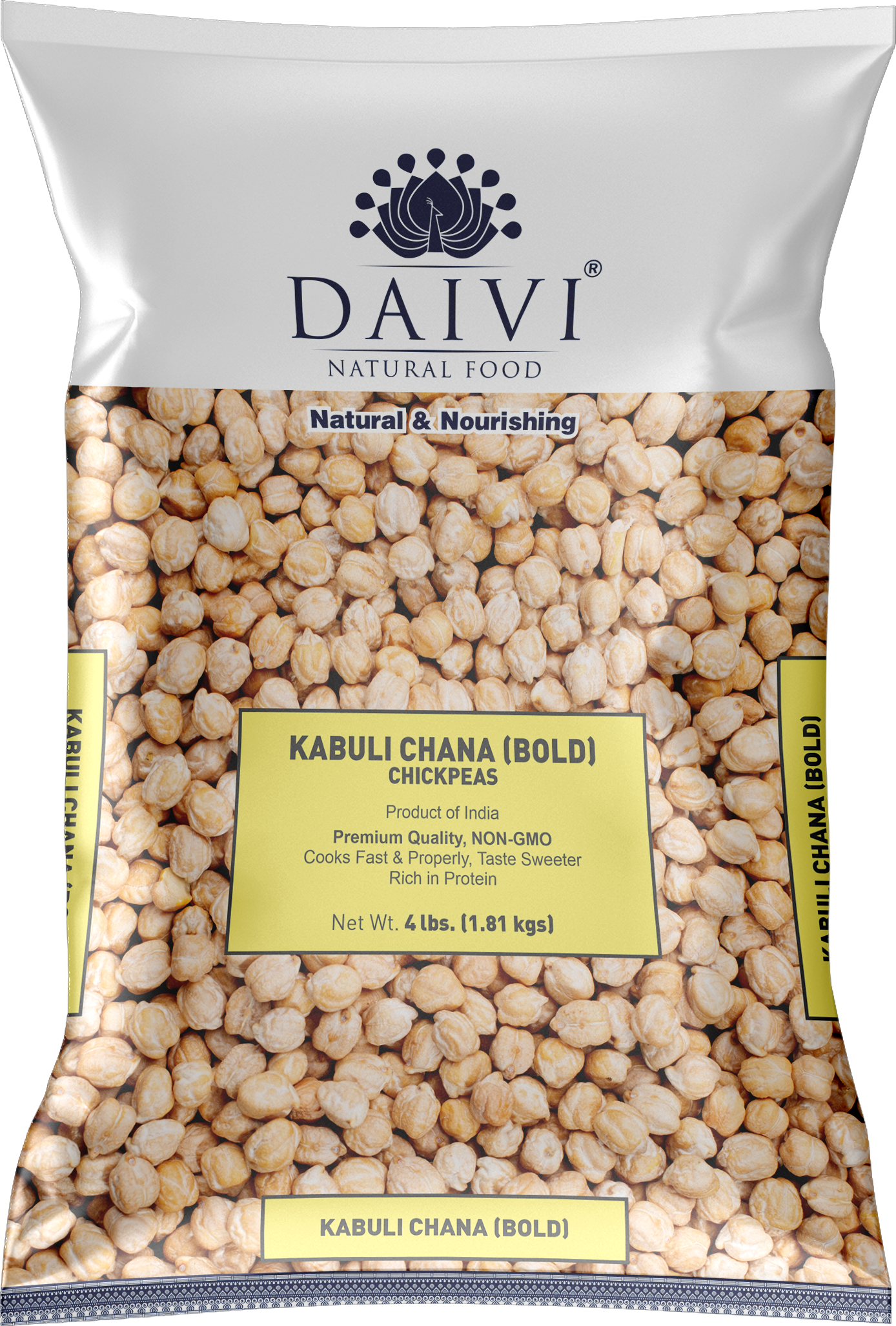 Daivi Kabuli Chana-Lbs : 8 - www.foodworldmd.com