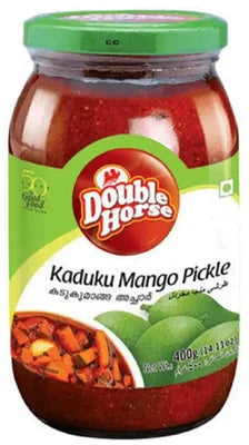 Double Horse Kaduku Mango Pickle-Gms : 400 - www.foodworldmd.com