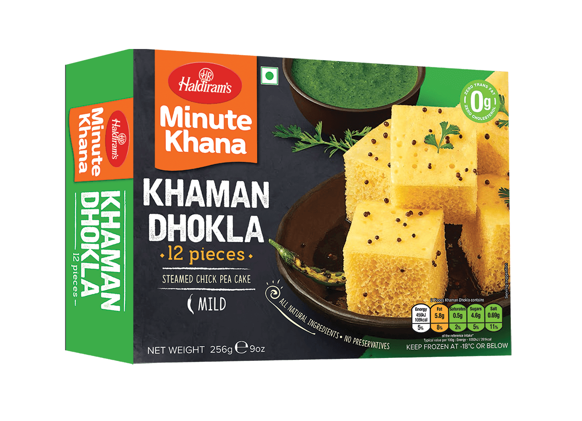 Haldirams Khaman Dhokla-Gms : 320 - www.foodworldmd.com