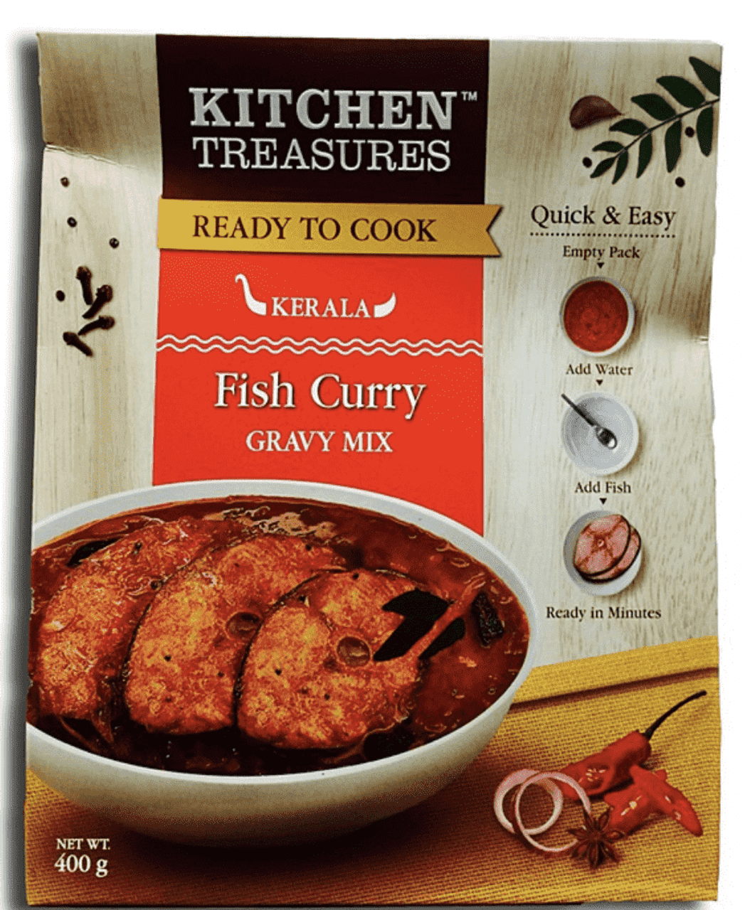 Kitchen Treasure Fish Curry Gravy Mix-Gms : 250 - www.foodworldmd.com