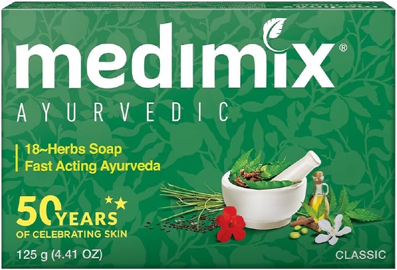 Medimix Ayurvedic Soap-Gms : 125 - www.foodworldmd.com