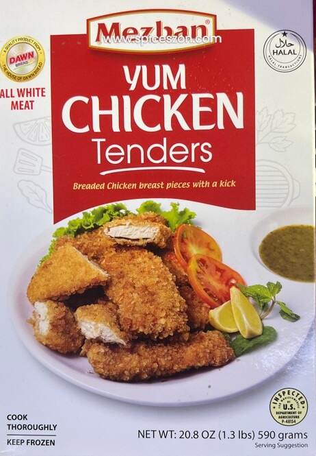 Mezban Chicken Tenders-Gms : 400 - www.foodworldmd.com