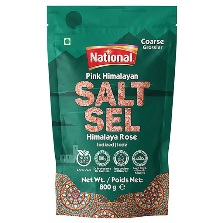 National Himalayan Pink Salt (Coarse)-Gms : 800 - www.foodworldmd.com