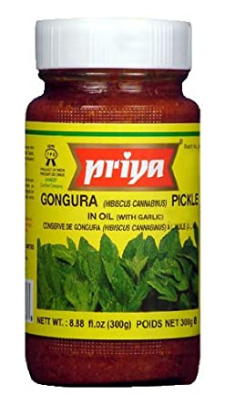 Priya Gongura Pickle-Gms : 300 - www.foodworldmd.com