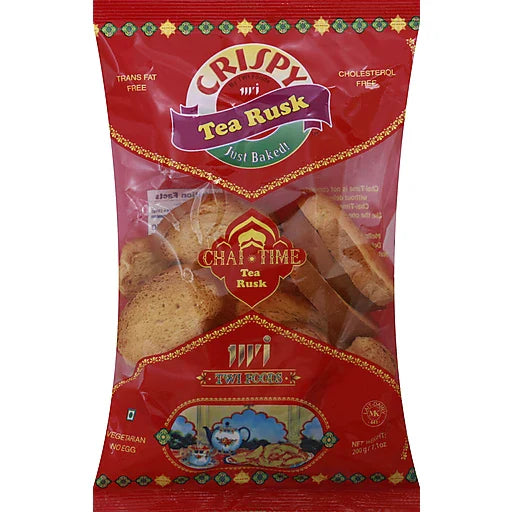 Crispy Tea Rusk - Red-Gms : 200 - www.foodworldmd.com