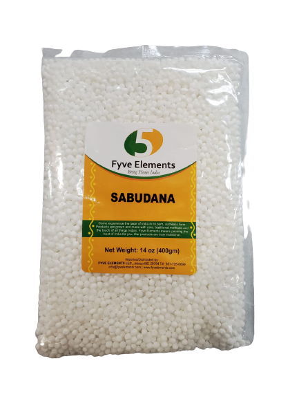 Fyve Elements Sabudana-Gms : 400 - www.foodworldmd.com