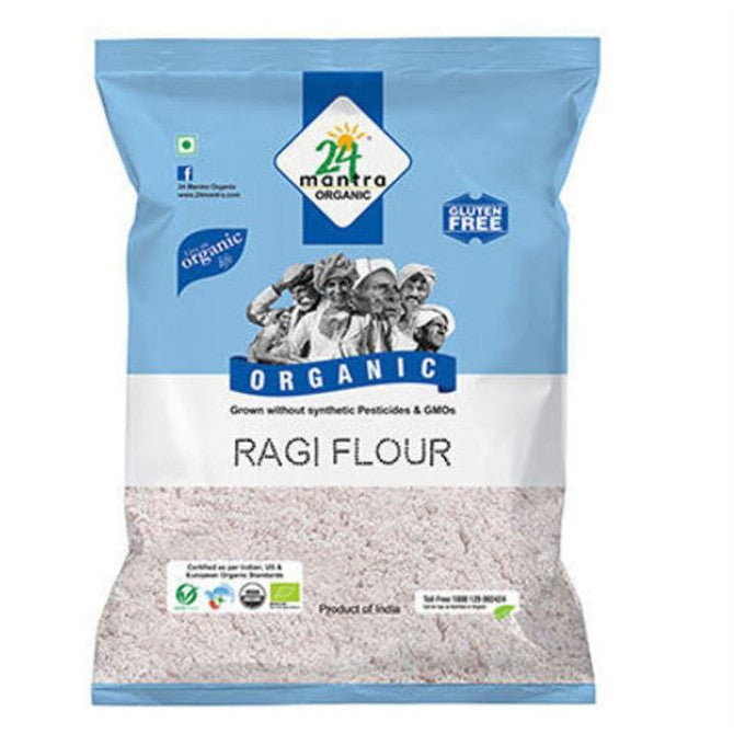 24 Mantra Organic Ragi Flour-Lbs : 4 - www.foodworldmd.com