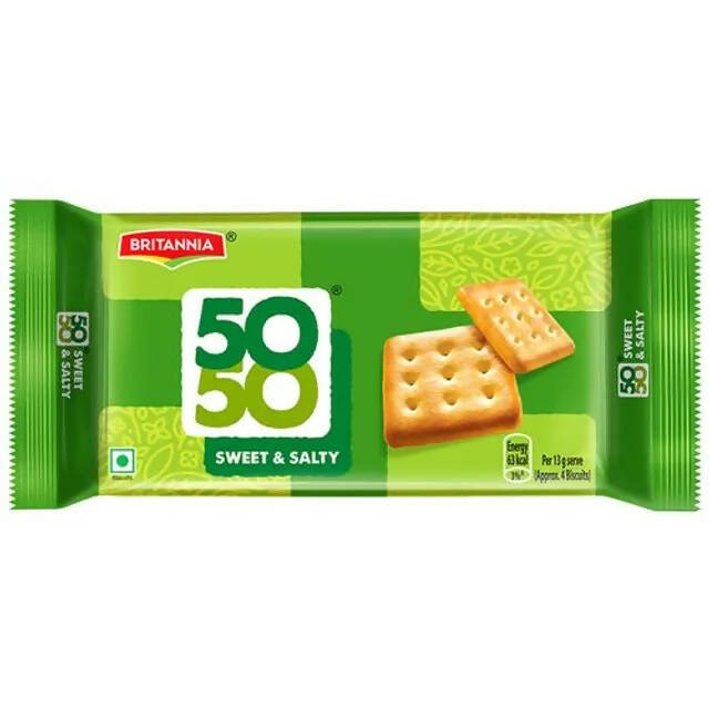 Britannia 50-50 Sweet & Salty-Gms : 62 - www.foodworldmd.com